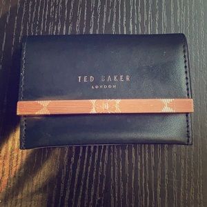 Ted Baker Black/Rose Gold wallet -see matching bag